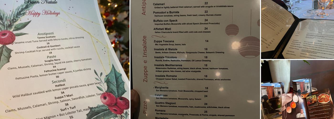 Il Corso - Palm Springs Menu