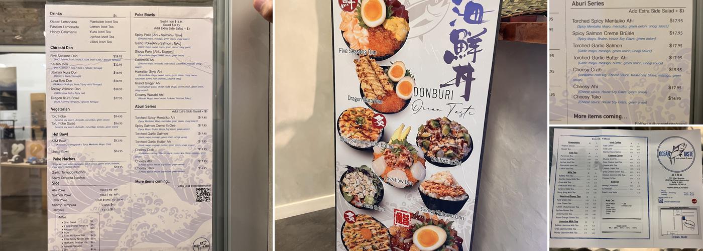 Ocean Taste Menu