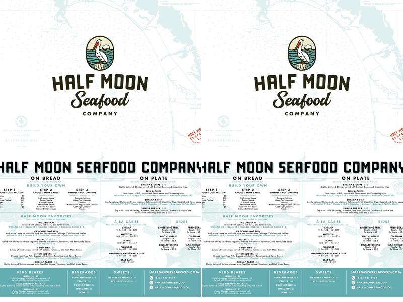 Half Moon Seafood Co. Menu