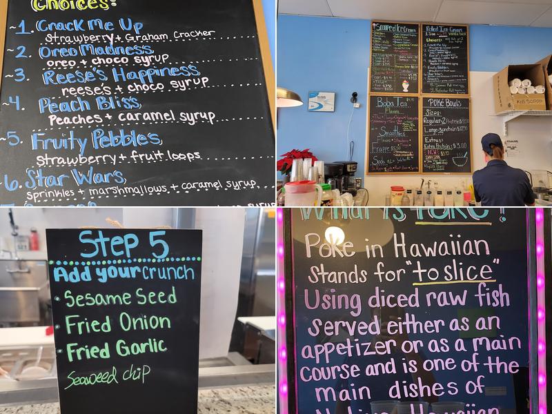 Polar Bear Ice Cream & Poke Menu