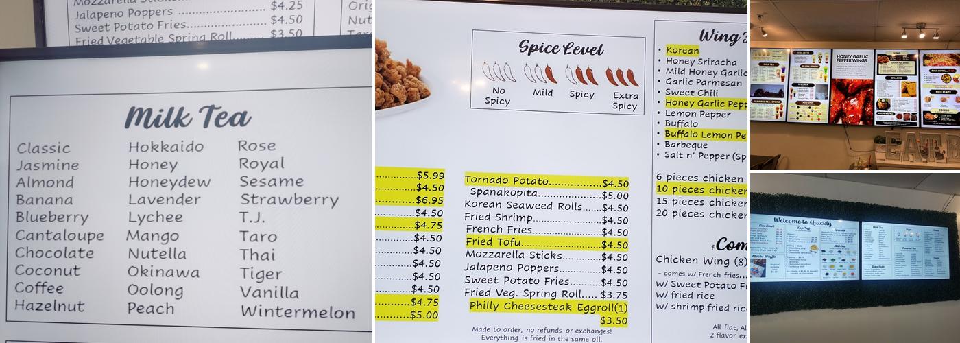 Quickly Menu