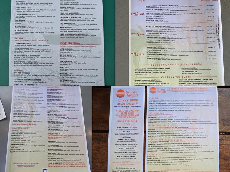 Gravity Heights Menu