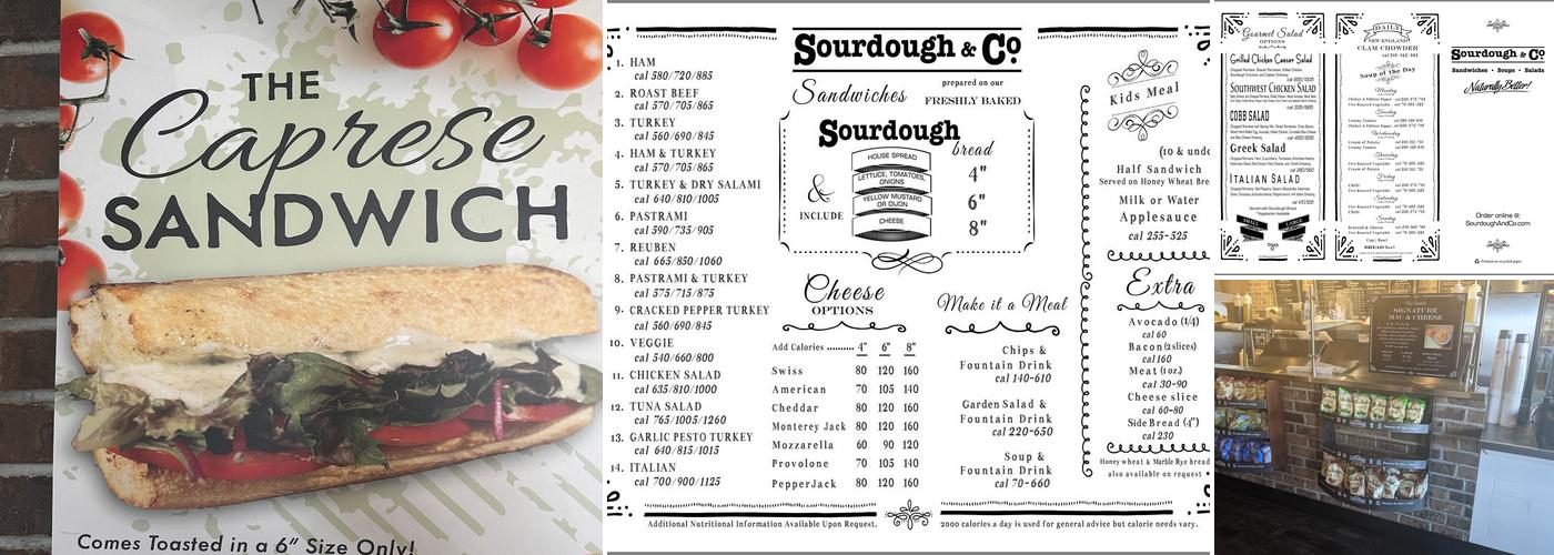 West Coast Sourdough - Placerville Menu
