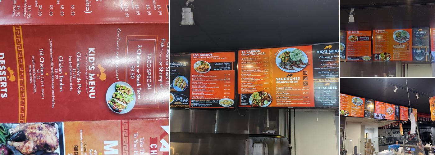 Kachis Chicken - Allentown Menu