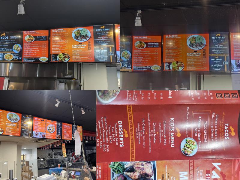 Kachis Chicken - Allentown Menu