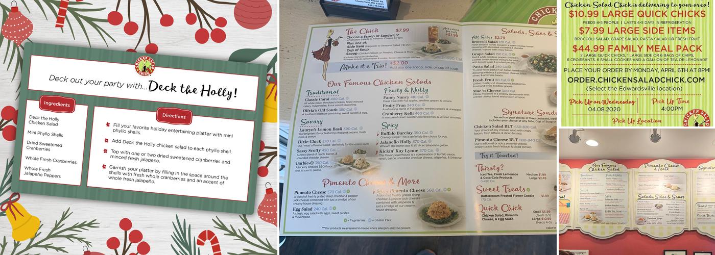 Chicken Salad Chick Menu