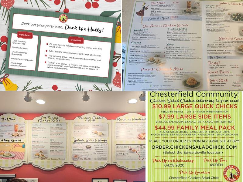 Chicken Salad Chick Menu