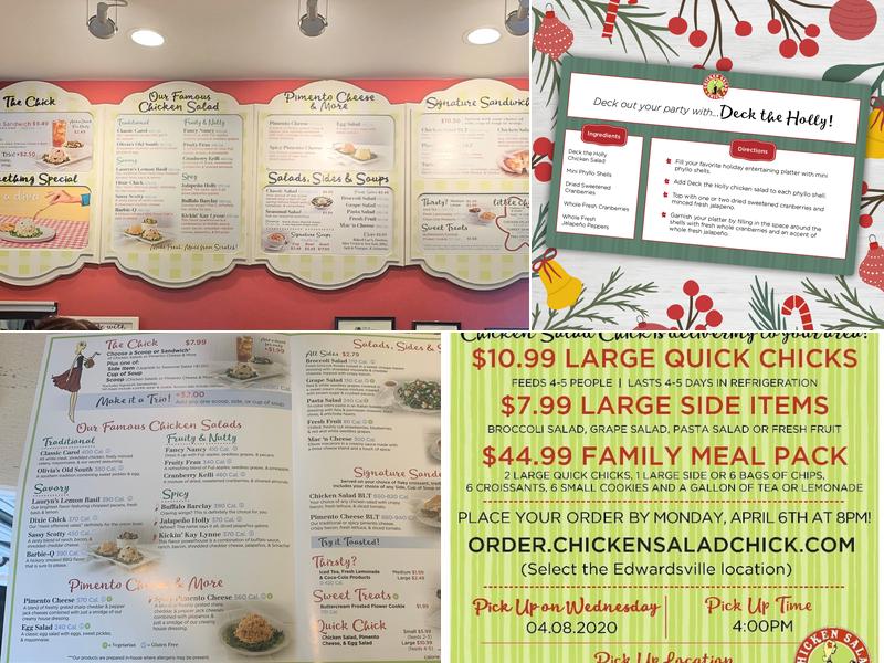 Chicken Salad Chick Menu