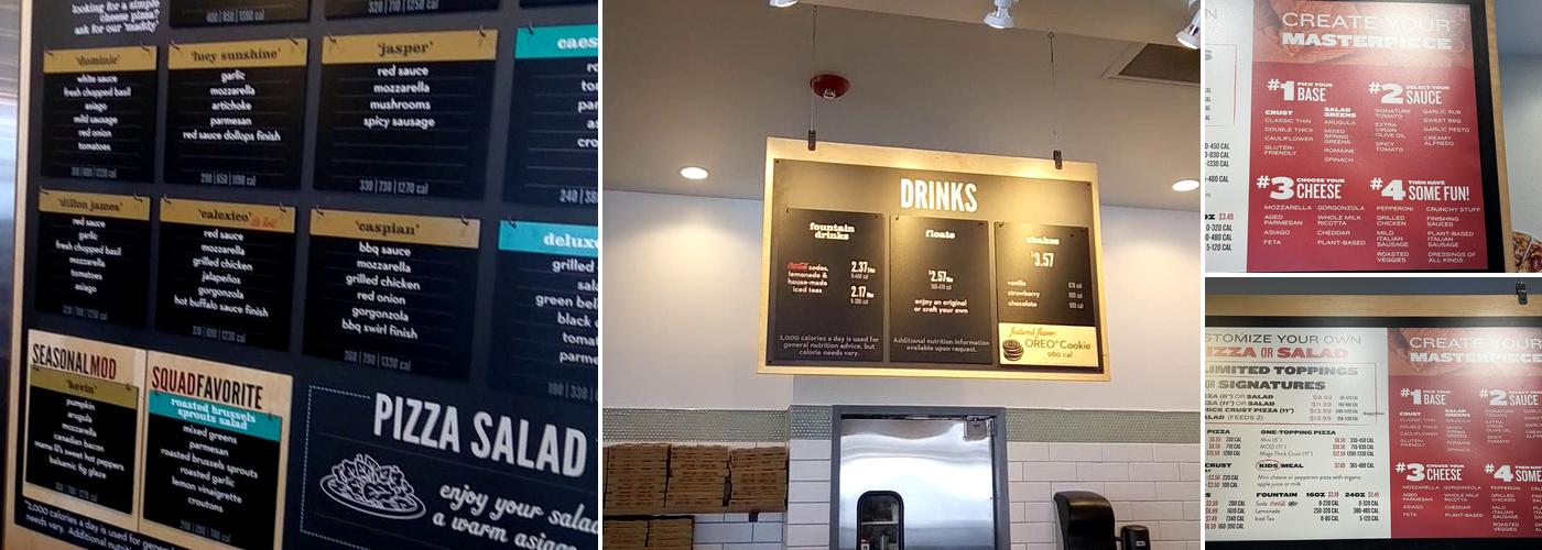 MOD Pizza Menu