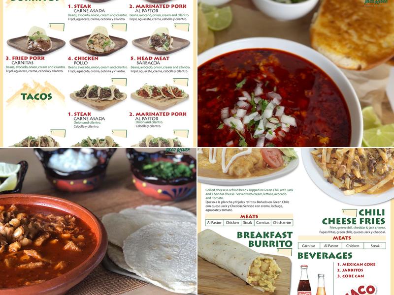 Taco River Menu