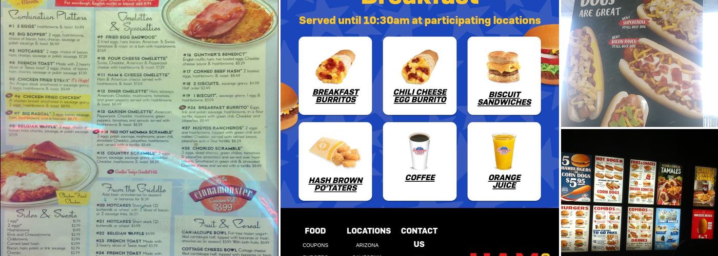 Hamburger Stand Menu