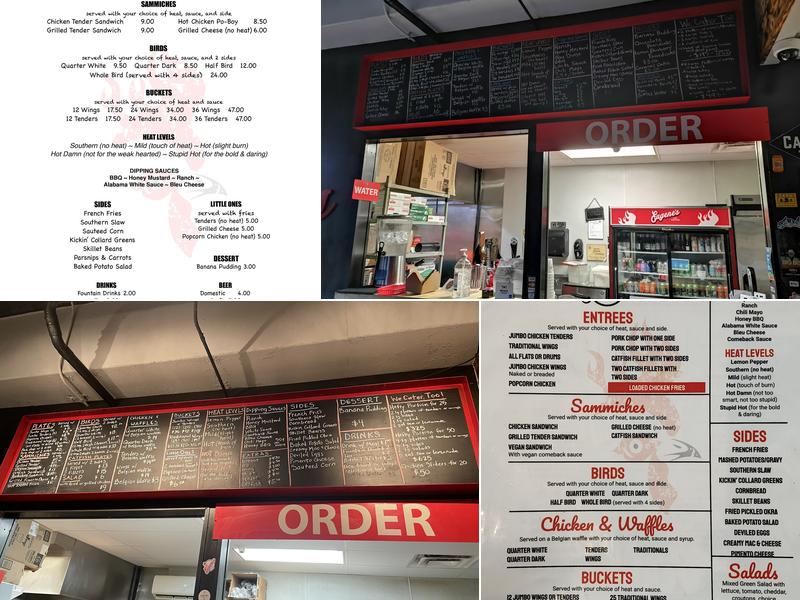 Eugene's Hot Chicken - Uptown Menu