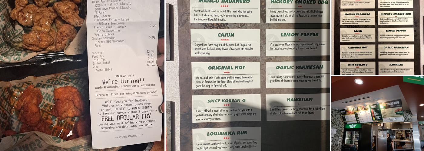 Wingstop Menu