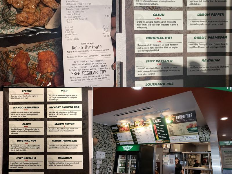 Wingstop Menu