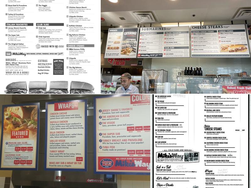 Jersey Mike's Subs Menu