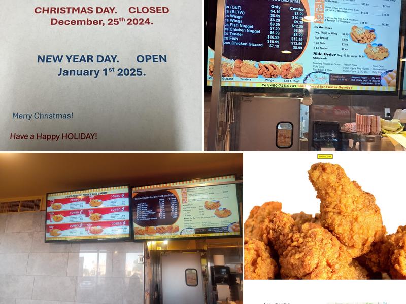 Louisiana Fried Chicken Menu