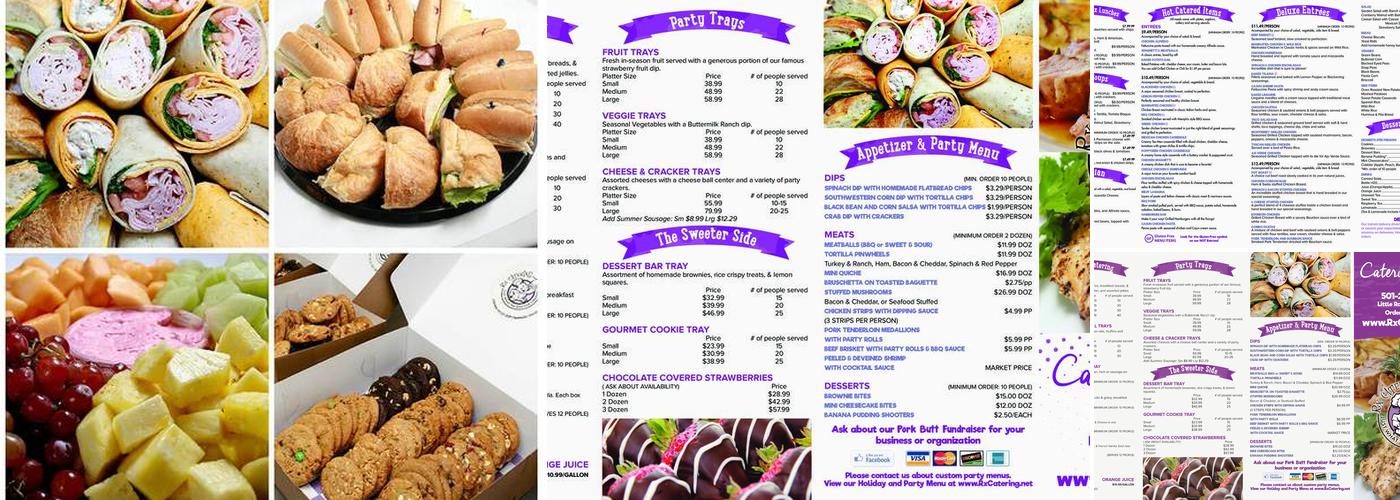 Rx Catering Menu