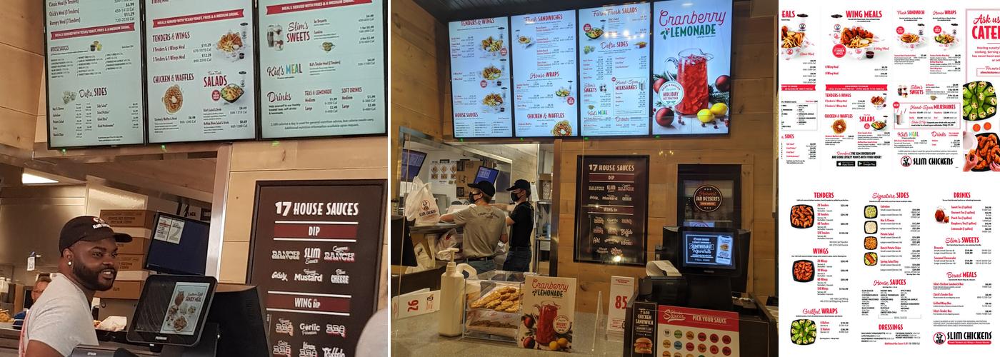 Slim Chickens Menu