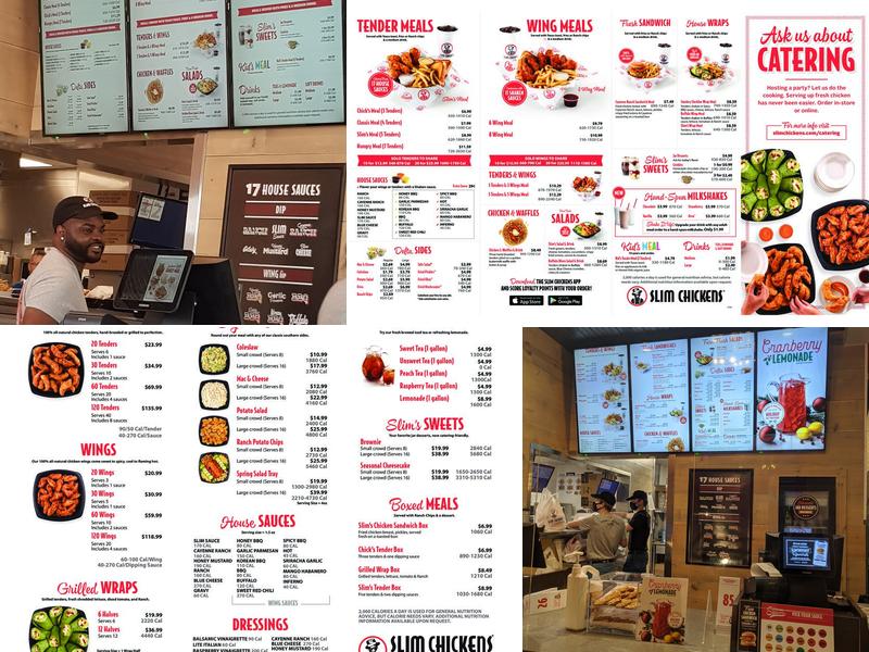 Slim Chickens Menu