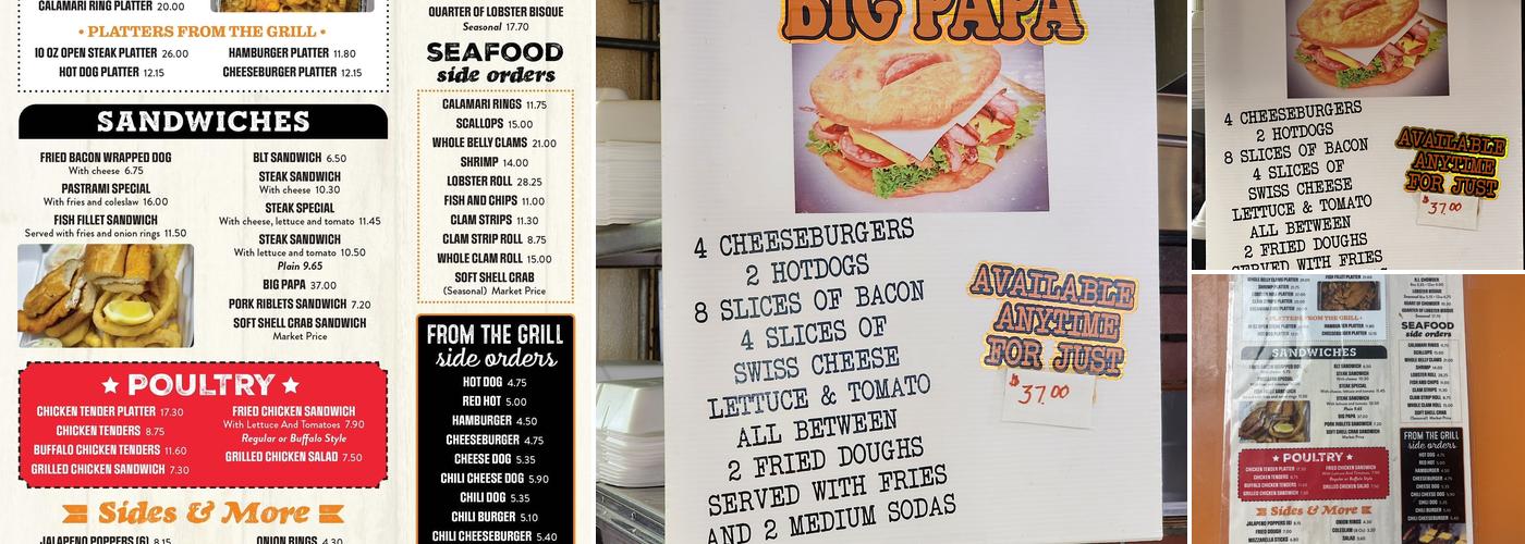 Nick's Char Pit Menu