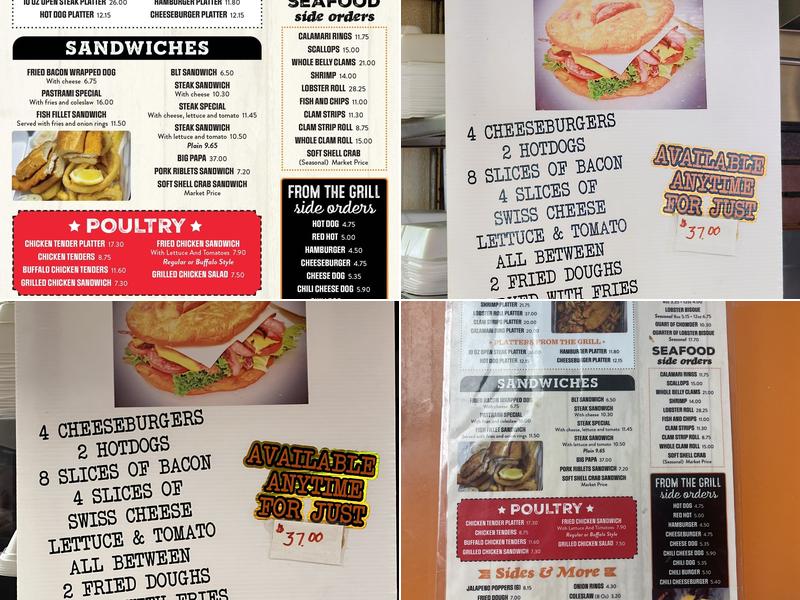 Nick's Char Pit Menu