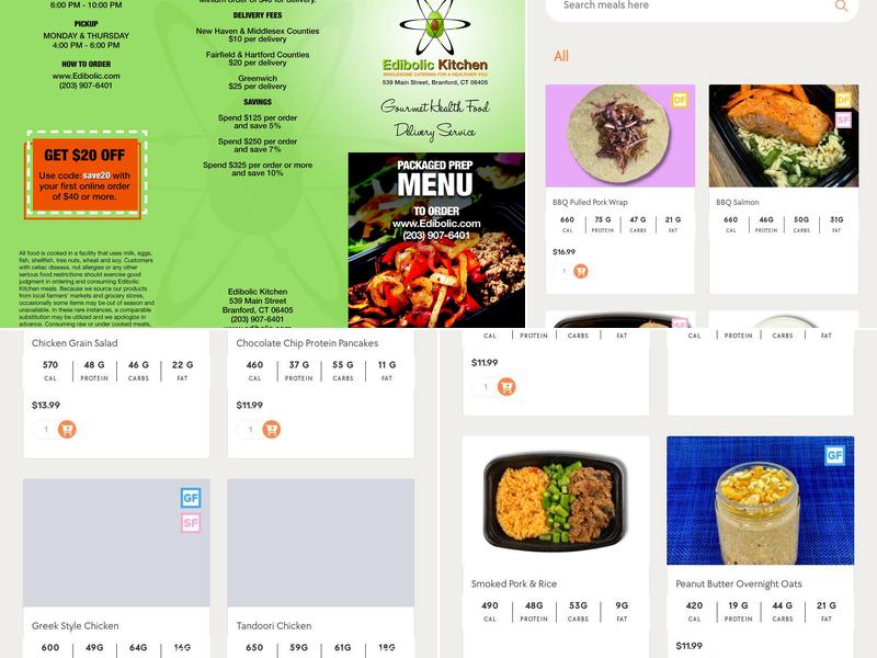 Edibolic Kitchen - Food Delivery Service Menu