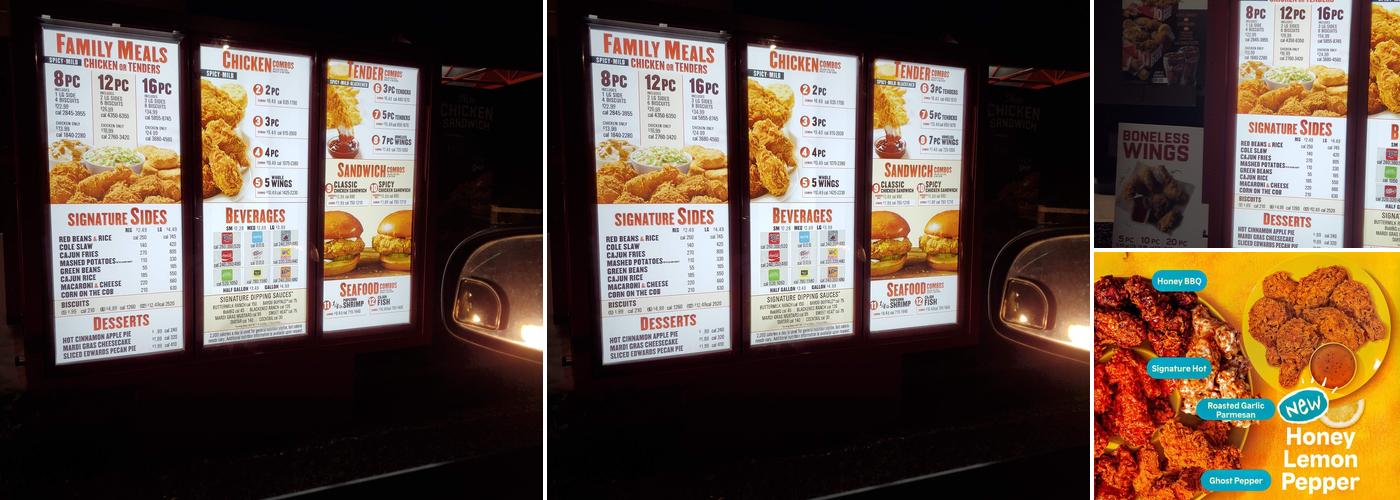 Popeyes Louisiana Kitchen Menu