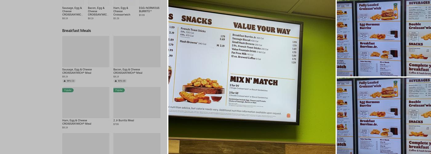 Burger King Menu