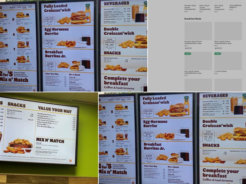 Burger King Menu