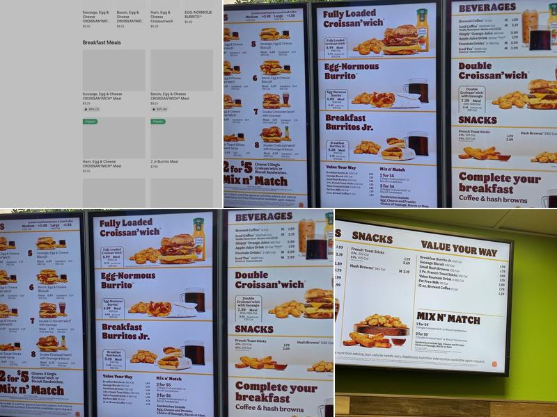 Burger King Menu