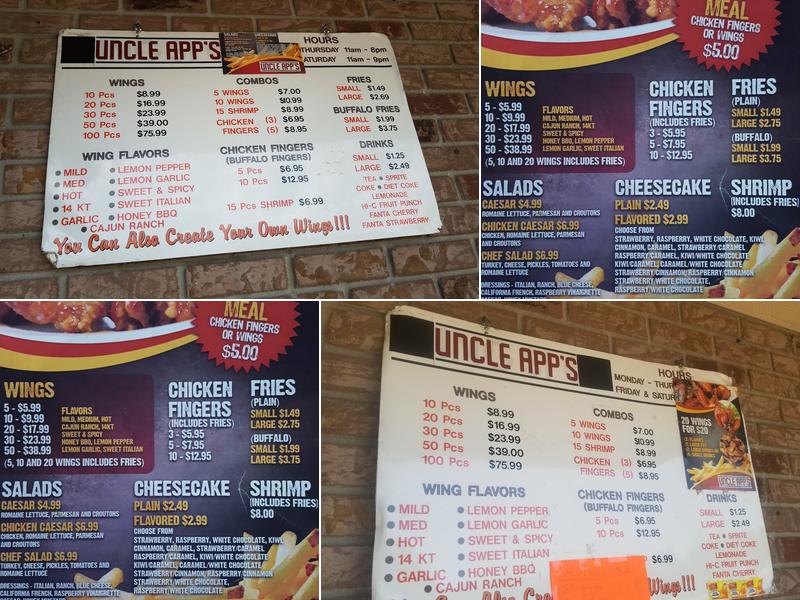 Uncle Apps Menu