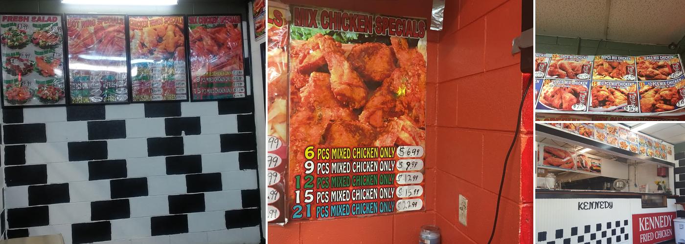 Halal Kennedy Fried Chicken Menu