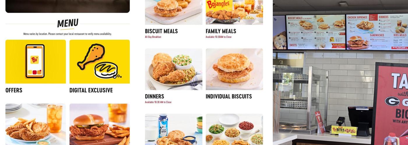 Bojangles Menu