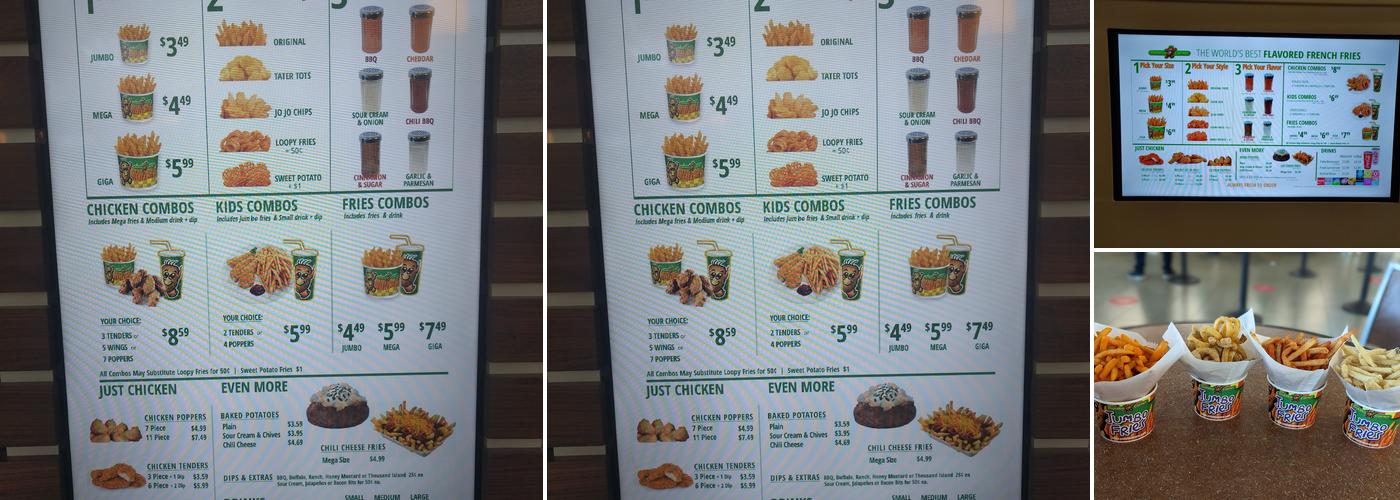 Potato Corner Menu