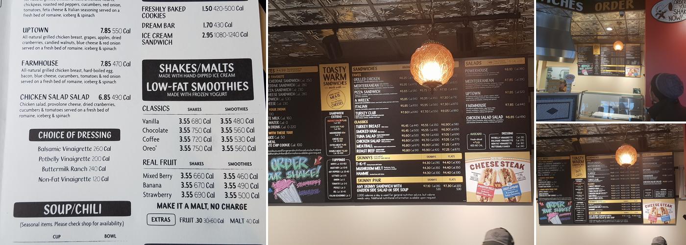 Potbelly Menu