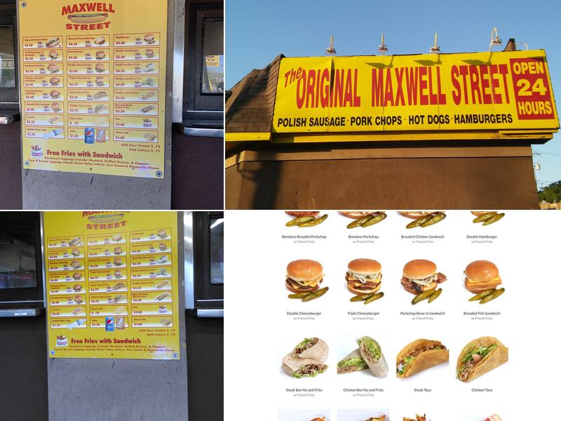 The Original Maxwell Street Menu