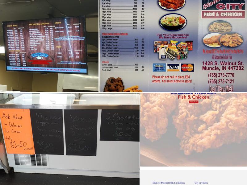 Muncie Market Fish & Chicken Menu