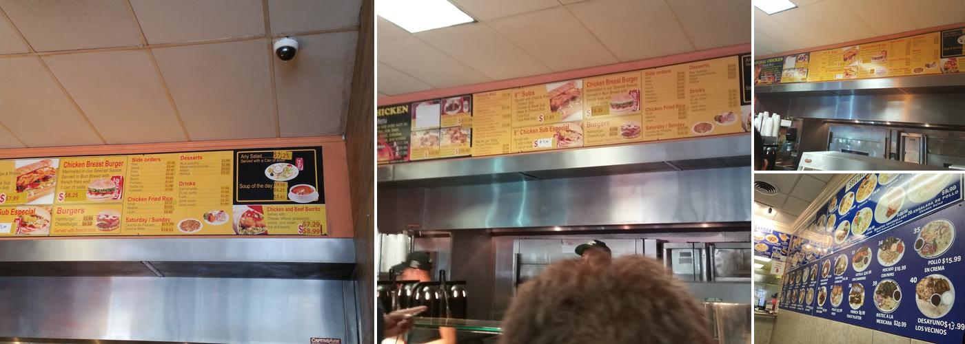 Chicken Rico Highlandtown Menu