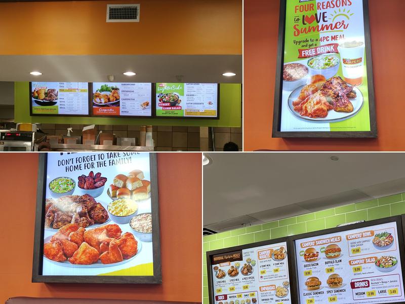 Pollo Campero Menu