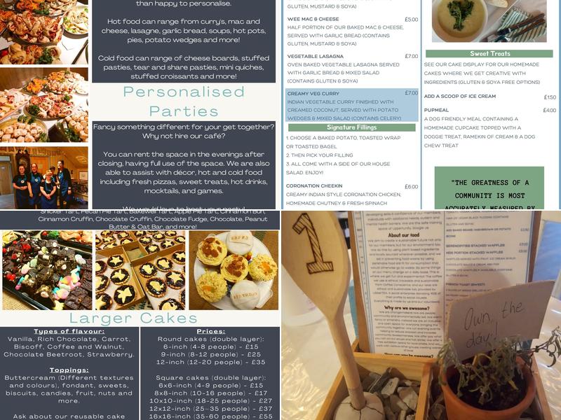 Serendipities Catering and Events Menu