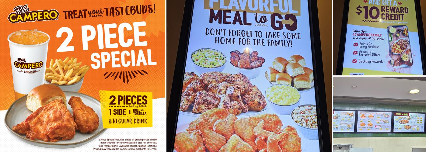 Pollo Campero Menu