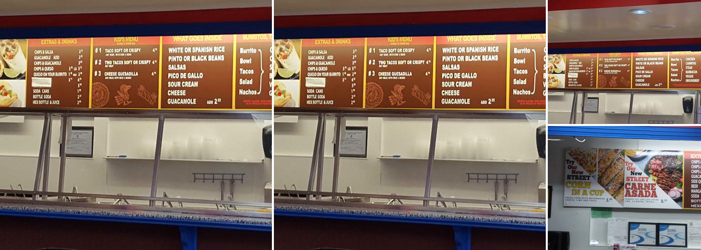 Salsa's Burrito Grill Menu