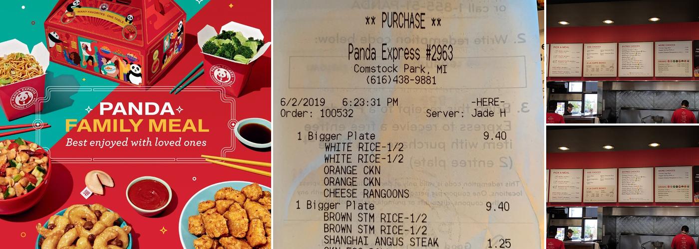 Panda Express Menu