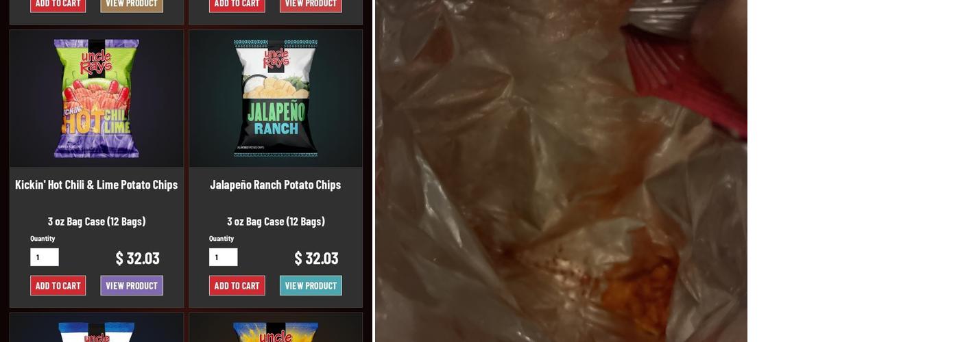 Uncle Ray's Potato Chips Menu