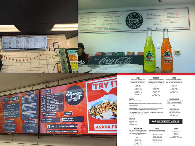 The Taco Stand Taqueria Taylor Menu