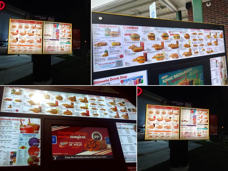 Sonic Drive-In Menu