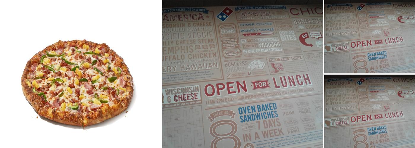 Domino's Pizza Menu