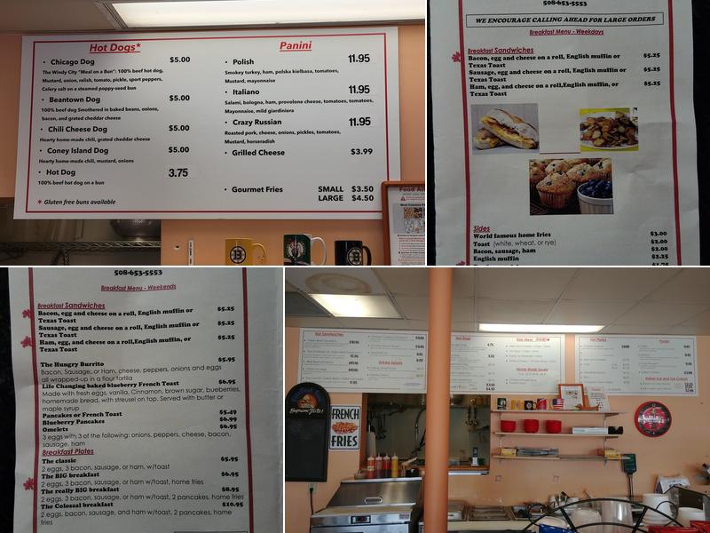 Culinary Delights Inc Menu