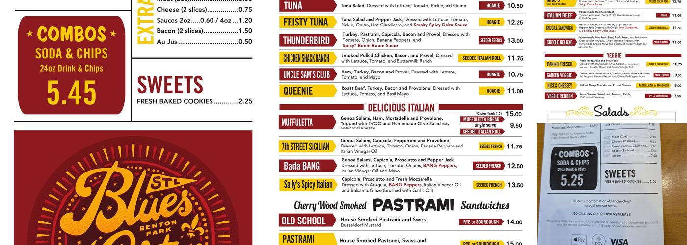 Blues City Deli Menu