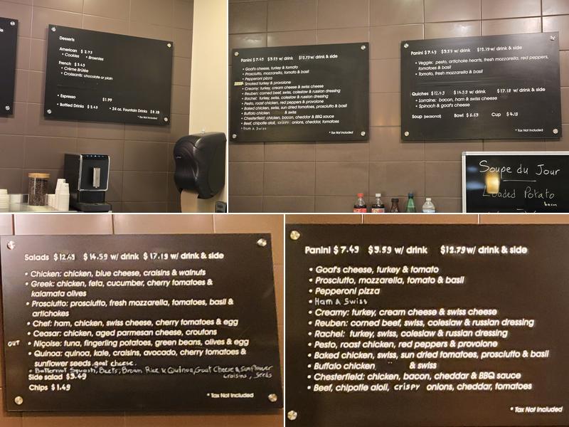 Maison Darras Menu